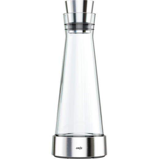 EMSA Kühlkaraffe FLOW SLIM 1l Glas/Edelstahl, - 439061100