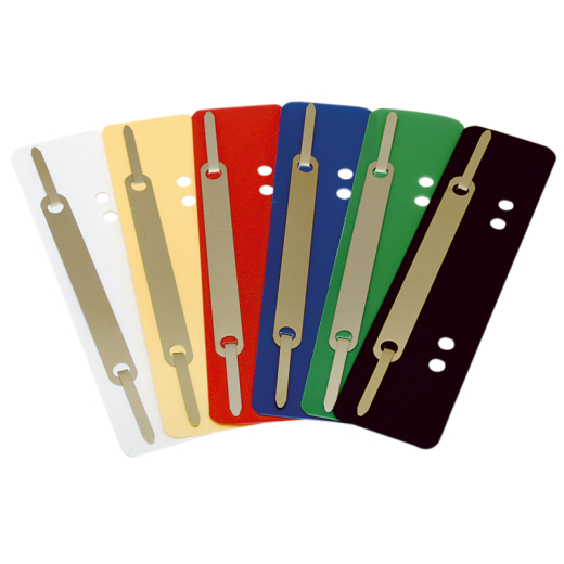 Soennecken Heftstreifen 3185 PP Metalldeckl. gelb 25 St./Pack.,