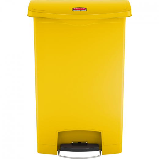 Rubbermaid Tretabfalleimer Slim Jim 1883579 Kunststoff 90l gelb, - 218605