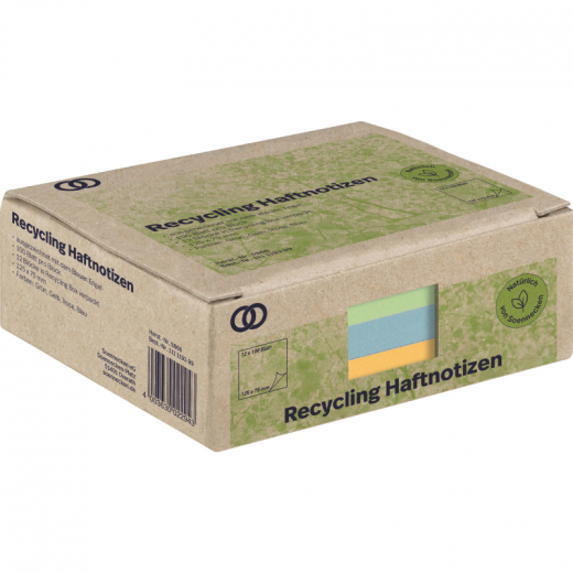 Soennecken Haftnotiz oeco 5868 RC 125x75mm 100Bl. sort. 12St.,