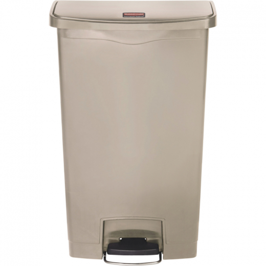 Rubbermaid Tretabfalleimer Slim Jim 1883456 Kunststoff 30l beige, - 435007379