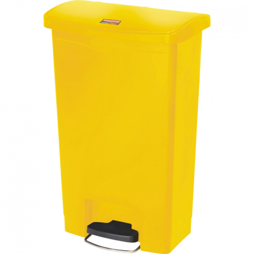 Rubbermaid Tretabfalleimer Slim Jim 1883575 Kunststoff 50l gelb, - 435007410