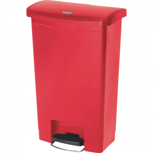 Rubbermaid Tretabfalleimer Slim Jim 1883566 Kunststoff 50l rot, - 435007430