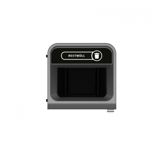 Rubbermaid Recyclingstation 2154769 57l Behältereinheit Restmüll sw, - 435015490