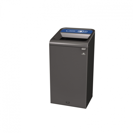 Rubbermaid Recyclingstation 2154772 87l Behältereinheit Papier bl, - 435015550