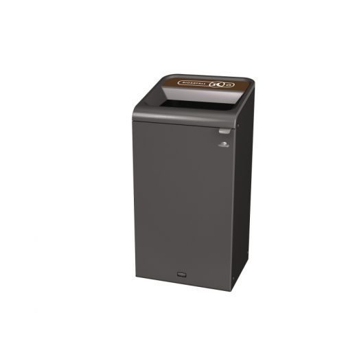 Rubbermaid Recyclingstation 2154775 87l Behältereinheit Bioabfall br, - 435015570