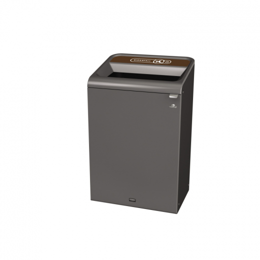 Rubbermaid Recyclingstation 2154780 125l Behältereinheit Bioabfall br, - 435015670