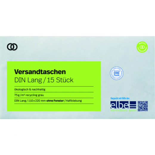 Soennecken Briefhülle oeco 2969 DL oF hk 15St., - 327262600