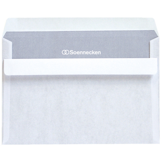 Soennecken Briefhülle 1321 C6 75g oF sk hf weiß 100 St./Pack., - 327666001