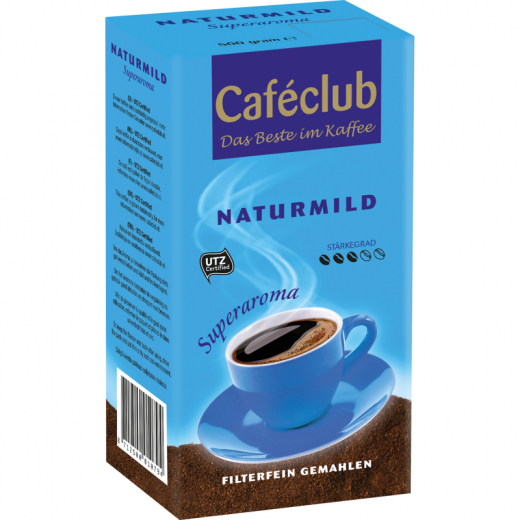 Kaffee Cafeclub Naturmild 799 gemahlen 500g, - 492018600