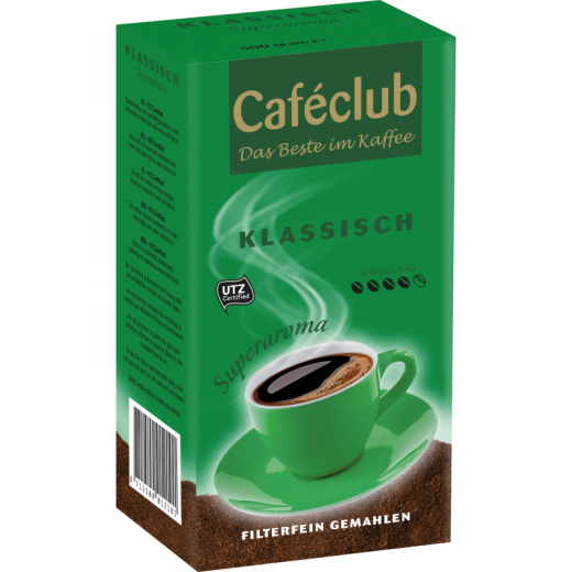 Kaffee Cafeclub Klassisch 796 gemahlen 500g, - 492031100