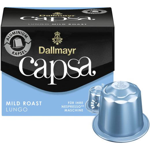 Dallmayr Kaffeekapsel capsa Lungo Mild Roast 110000000 10 St./Pack., - 492049700