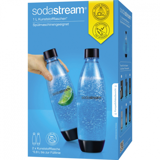 sodastream Kunststoffflasche Duo 1741260490 1l 2St., - 145488100