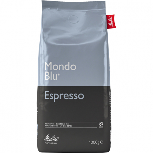 Melitta Kaffee Gastronomie Mondo Blu Espresso 406 Bohne 1.000g, - 492116200