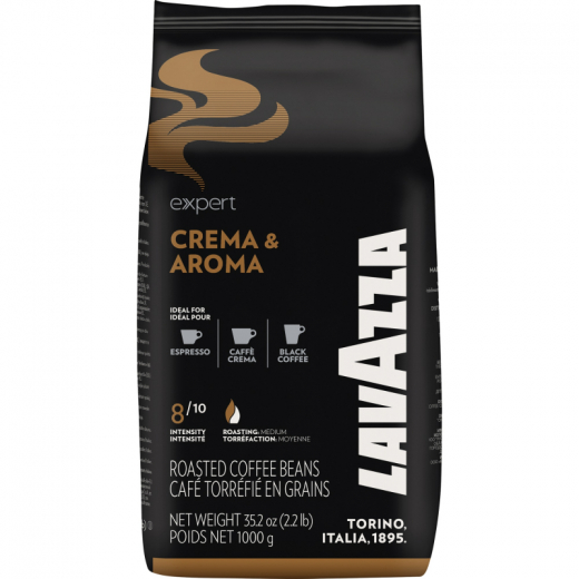 Lavazza Kaffee CREMA & AROMA 2964 ganze Bohne 1kg, - 492116800