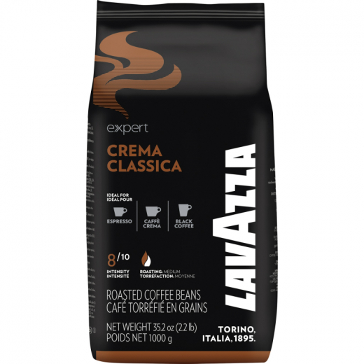 Lavazza Kaffee CREMA CLASSICA 2965 ganze Bohne 1kg, - 492117100