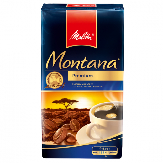 Melitta Kaffee Montana 10001640 gemahlen 500g/Pack., - 492123700