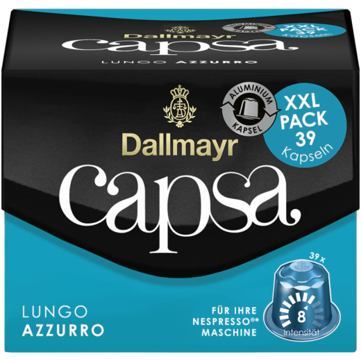 Dallmayr Kaffeekapsel capsa Lungo Azzurro XXL 106039000 39 St./Pack.,