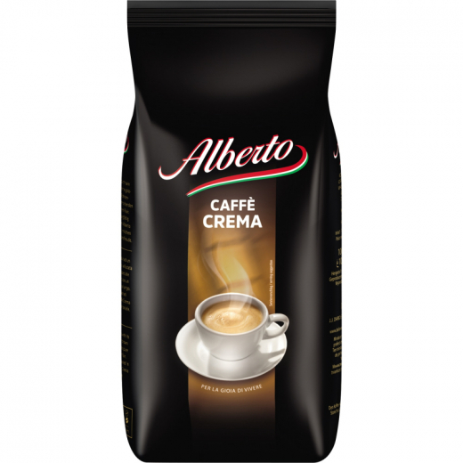 Alberto Kaffee ganze Bohne Caffe Crema 16825 1kg, - 492129600