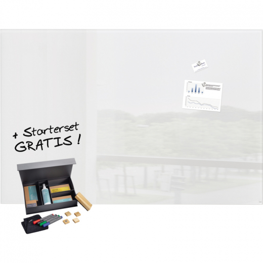 SIGEL Whiteboard Artverum SF479 Bundle GL220 + Zugabe, - 150072900