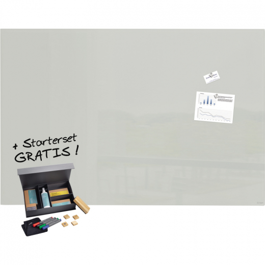 SIGEL Whiteboard Artverum SF477 Bundle GL221 + Zugabe, - 150072700