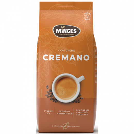 Minges Kaffee Cremano V618001 ganze Bohne 1.000g, - 492173900