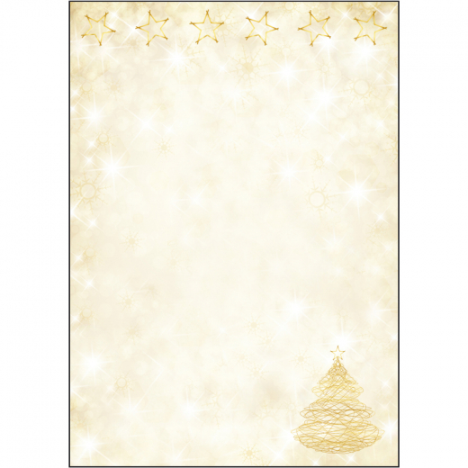 SIGEL Weihnachts-Feinpapier DP083 Graceful Christmas A4 100 St./Pack.,