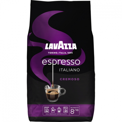 Lavazza Kaffee Espresso Cremoso 2799 ganze Bohne 1kg, - 945138