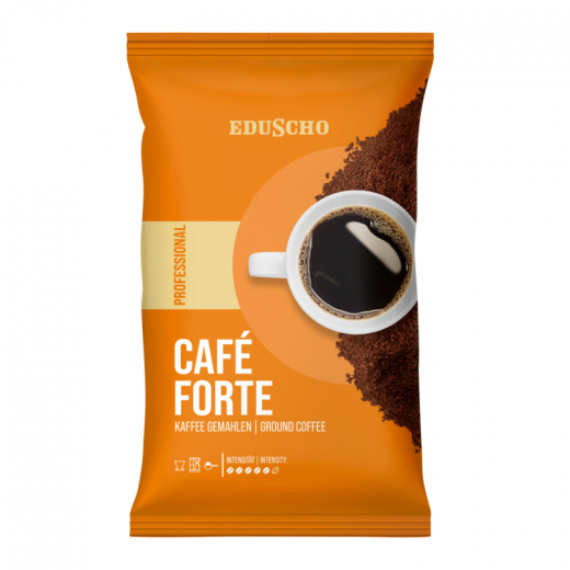 EDUSCHO Kaffee Professional 528396 Forte gemahlen 500g, - 945714