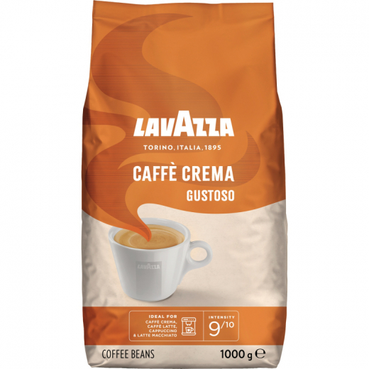 Lavazza Kaffee Crema Gustoso 2770 ganze Bohne 1kg, - LAV2770