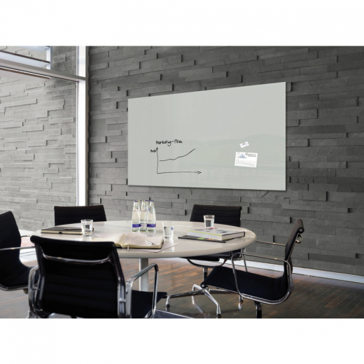 SIGEL Magnetboard Artverum GL231 1800x1200x18mm Glas grau, - SIGGL231