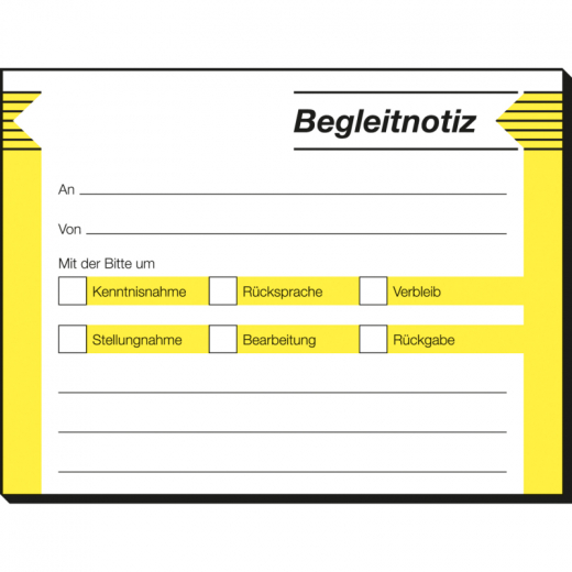 SIGEL Haftformular Begleitnotiz HF142 100x75mm 50Blatt, - SIGHF142