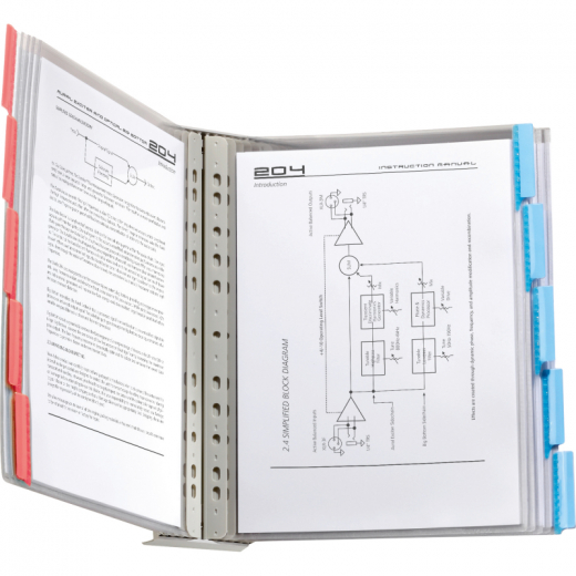 Sichttafelsystem Wandset Wall Wandhalter und 10 Tafeln 5607,