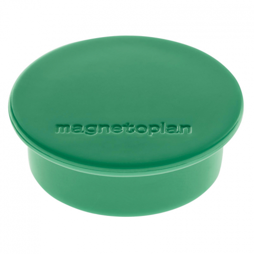 magnetoplan Magnet Discofix Color 1662005 40mm gn 10 St./Pack.,