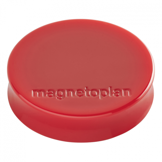 magnetoplan Magnet Ergo Medium 1664006 30mm rot 10 St./Pack., - HOL1664006