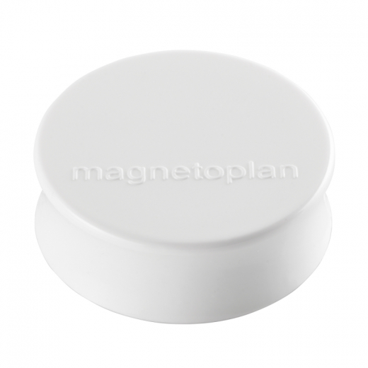 magnetoplan Magnet Ergo Large 1665000 34mm weiß 10 St./Pack.,