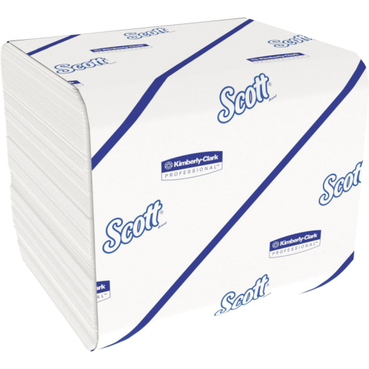 Scott Toilettenpapier 8509 2lagig 12,5x18,6cm weiß 7.920 Bl./Pack., - 446219701