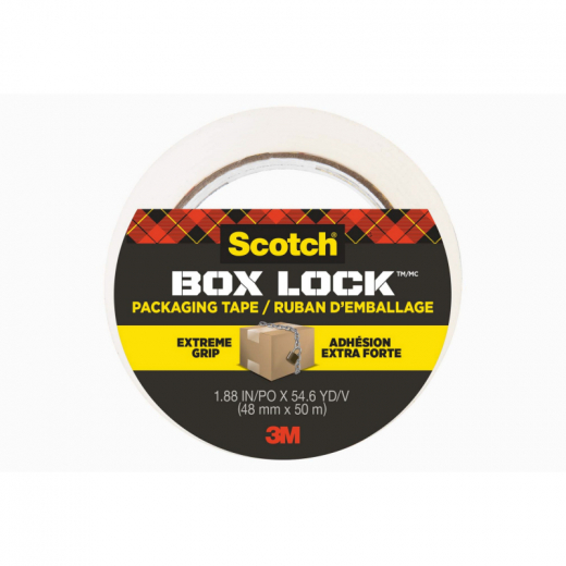 Scotch Verpackungsklebeband Box LockT 3950 48mmx50m, - 164013600