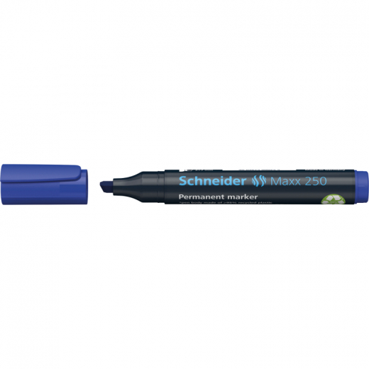 Schneider Permanentmarker Maxx 250 125003 2-7mm Keilspitze blau, - SCT250BL