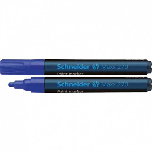 Schneider Lackmarker Maxx 270 127003 1-3mm Rundspitze blau,