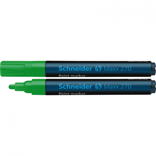 Schneider Lackmarker Maxx 270 127004 1-3mm Rundspitze grün,