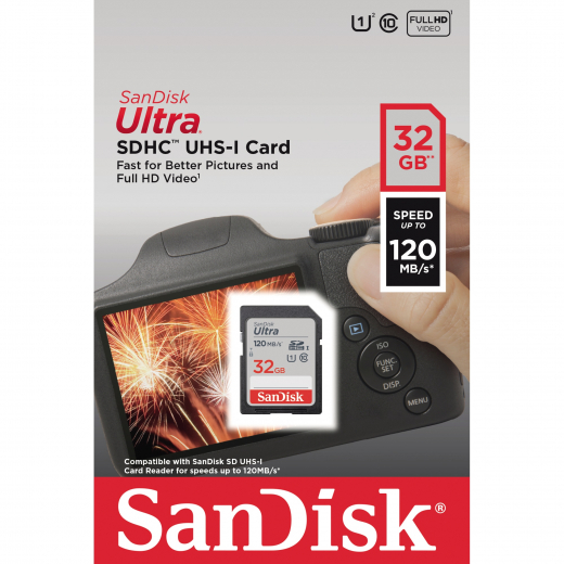 SanDisk Speicherkarte SDSDUN4-032G-GN6IN SDHC 32GB, - 183293500