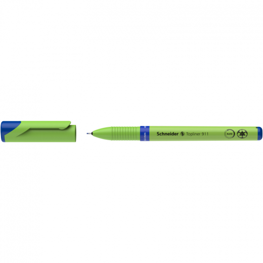 SCHNEIDER Fineliner 911 blau, - 737972