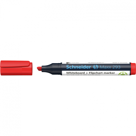 Schneider Boardmarker Maxx 293 129302 2+5mm Keilspitze rot, - SCT50129302