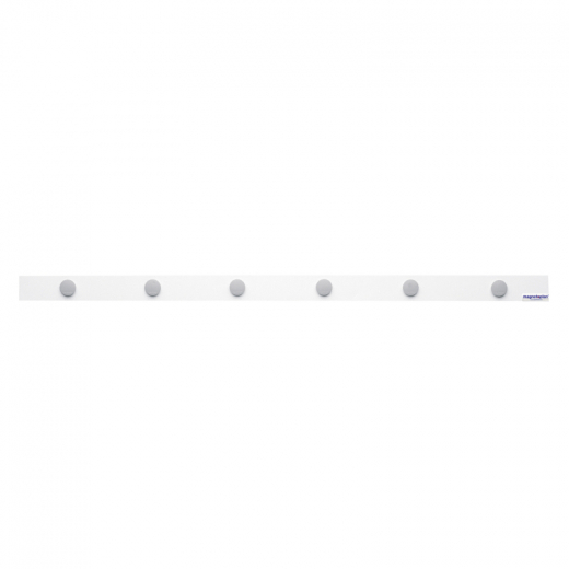 magnetoplan Leiste magnetowand 16271M 5x100cm ws +6Magnete,