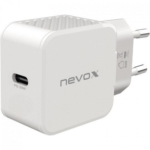 nevox Ladegerät USB-C HC-2008 weiß, - 728038800