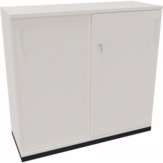 Schiebetürenschrank 3OH B1200xT442xH1133mm an/Weiß,