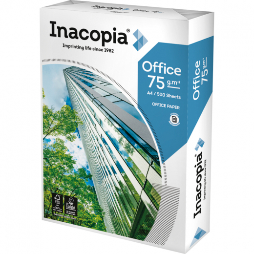 Inacopia Kopierpapier office 020807510001 A4 75g 500 Bl./Pack.,