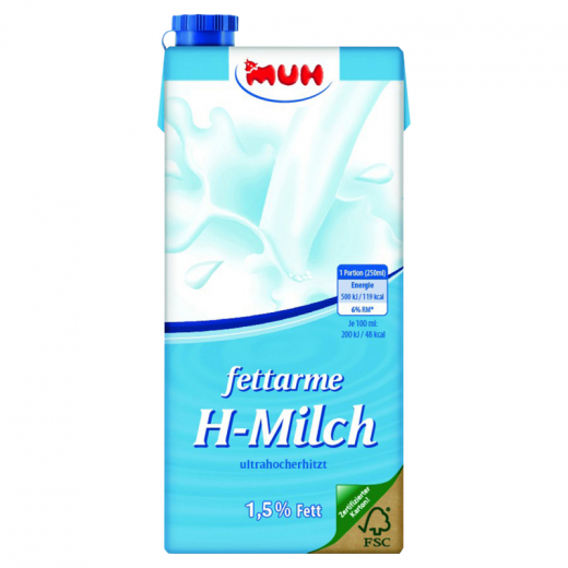 MUH H-Milch 588652 1,5Prozent 1l 12St., - 492168400