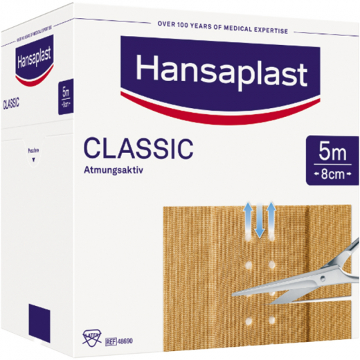 Hansaplast Pflaster CLASSIC 7577582 8cmx5m,